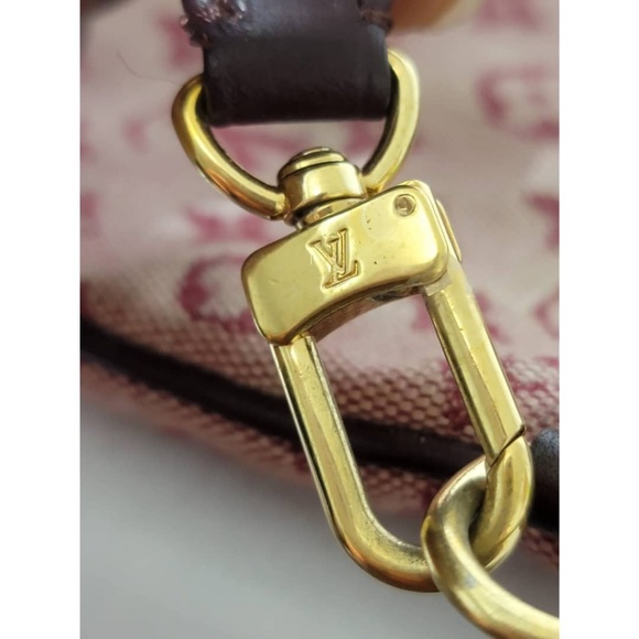 Authentic LOUIS VUITTON Cerise Monogram Mini Lin Francoise Shoulder Bag - Picture 5 of 16